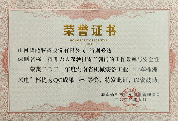 喜讯！2023年度省机械工业质量管理成果擂台赛森林舞会网页版智能再获殊荣！