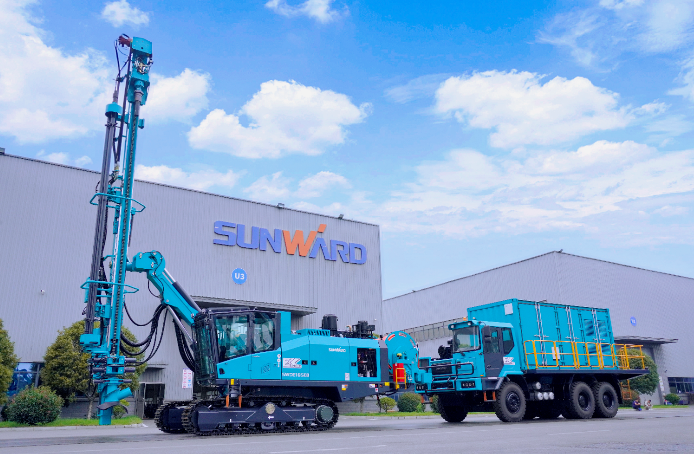 森林舞会网页版智能SWDE165EB电动潜孔钻机重磅下线，开启绿色钻爆新时代